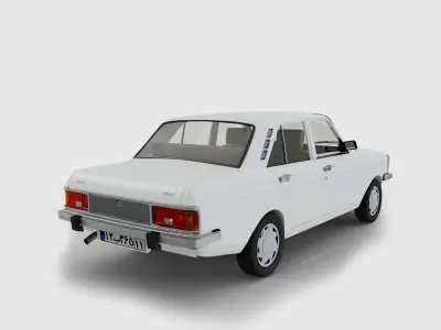 Iran Khodro Paykan 3D model