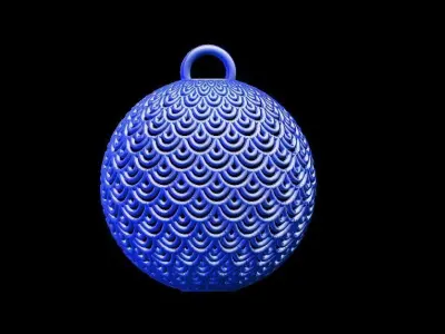 Christmas Ball 2 Decoration 3D print model