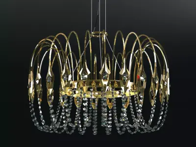 Chandelier L043 Free 3D model