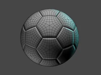 Ball - Printable Low-poly 3D model