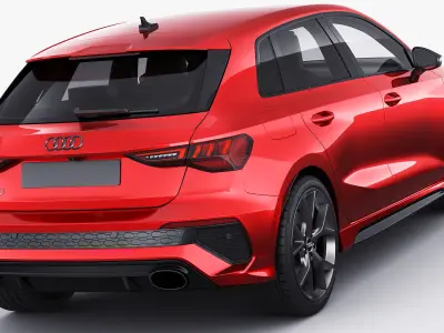 Audi RS3 Sportback 2022 3D model