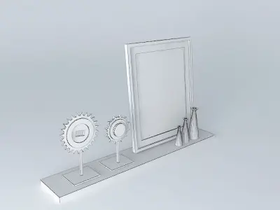 Decorative shelf Free 3D model