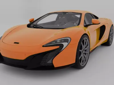 McLaren 650s 3D model by Flostudio