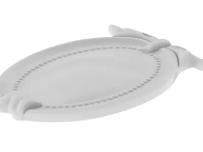 Cartouche Ornament 012 3D model