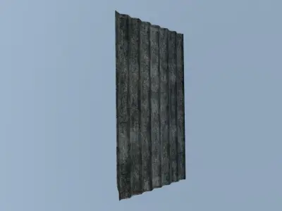 Old Gray Roof Slate Free low-poly 3D model