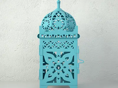 Moroccan Lantern Set 3D model