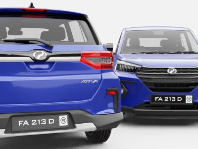 Perodua Ativa 3D model