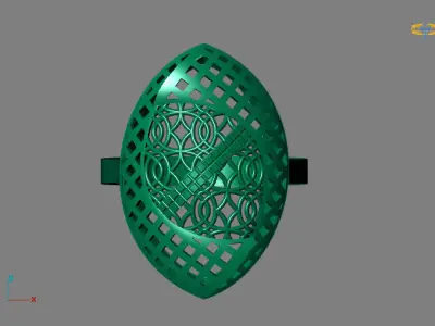 Fancy Womens Rings Plain Rings Ready STL 3DM Models Rings 3D print model 25