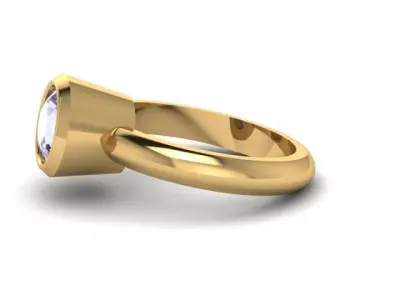 Engagment ring 3D model