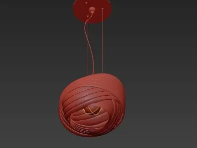 Cloud pendant lamp 3D model