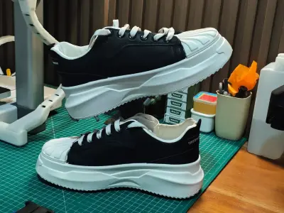 Wall Mount Shoe Display V2 3D print model