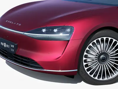 2024 Huawei HIMA STELATO S9 with interior  3D model