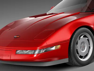 Chevrolet Corvette C4 ZR1 3D model