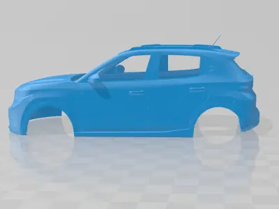 Citroen e-C3 2024 - Body Car STL Model 3D print model