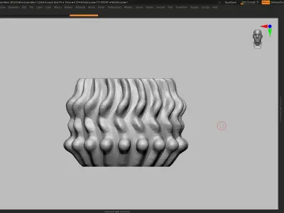 vase 3d print 483 3D print model
