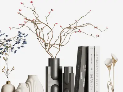 Decorative Set12 3D model buy