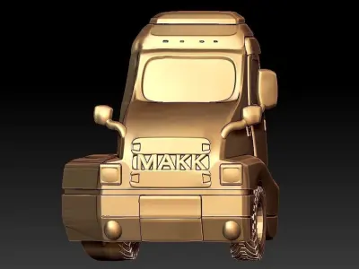 Truck Pendant 3D print model get