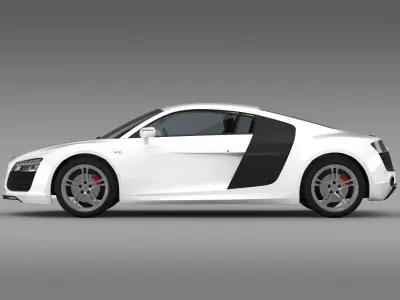 Audi R8 V10 2013 3D model
