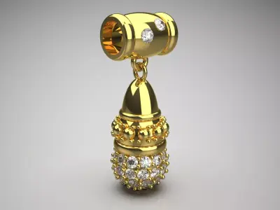 gold pendant jp0284 3D print model