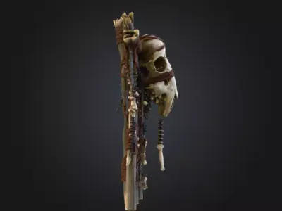 Forsaken Ritual Effigy Low-poly 3D model