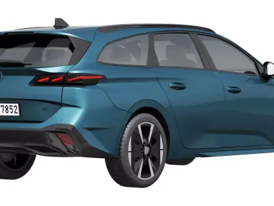 Peugeot 308 SW 2026 3D model