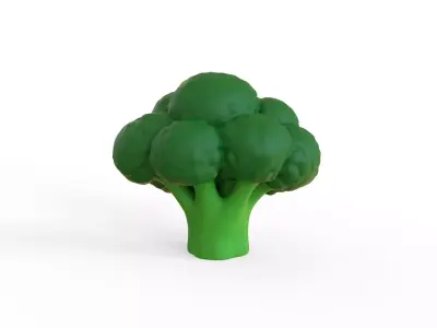 Prop 222 Broccoli  Low-poly 3D model