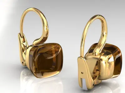 Nudo Classic Earrings 3D print model