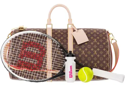 bag with wilson tennis equipment 3D model