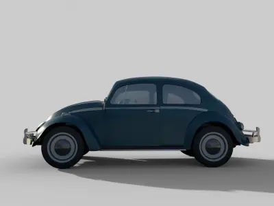 Volkswagen beetle 3D model