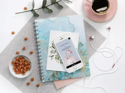 Decorative FLAT LAY set 3D model