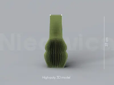 NIEDWICA VASE E-4 3D PRINTING VASE 3D MODEL STL FILE 3D print model