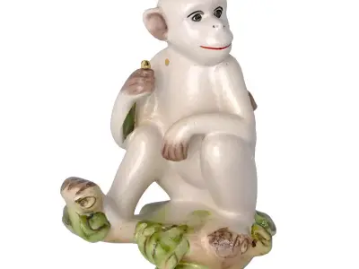 Ceramic Monkey 3D model