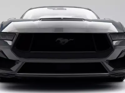 Ford Mustang GT 2024 Low-poly 3D model