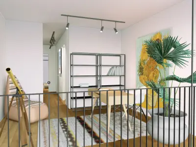 Apartment RP Low-poly 3D model