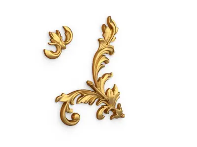 Classic decor ornament 329 3D model