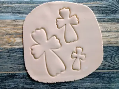 Set Cortantes Cruz Comunion Bautismo COokies 3D print model