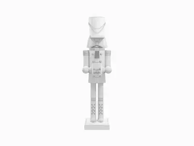 Nutcracker wooden 3D model