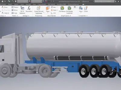 EqBulk truck 3d model 3D model