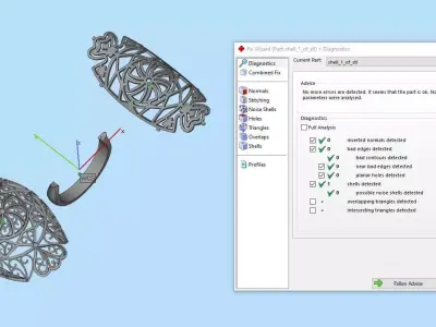 Elegant Jewelry Brand Gold Luxury  3D print model
