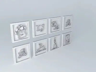 child table Free 3D model