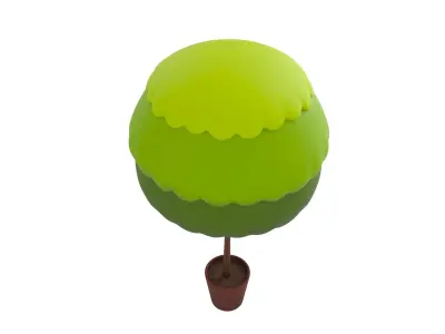 Tree In Pot 3D model