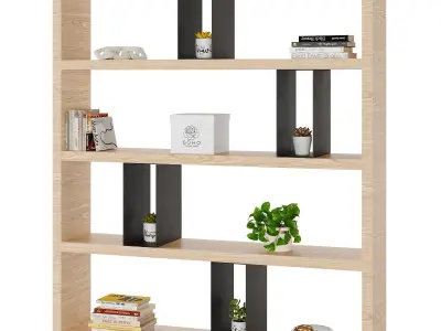 Flexform Bookshelf Braidense 3D model