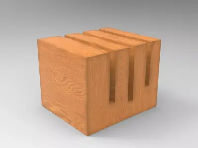 Ox Coffee Table Low-poly 3D model