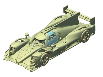 Oreca LMP2 printable 3D print model