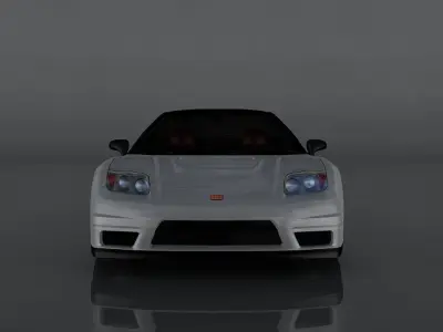 Honda NSX-R Low-poly 3D model