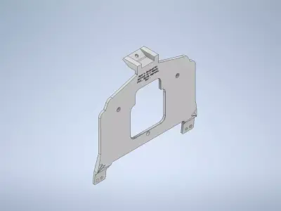 Haltech iC-7 Display Subaru Dash Flat Mount 3D print model