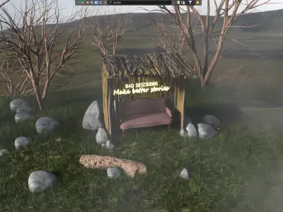 photo studio setup Low-poly 3D model