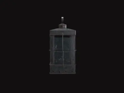 Medieval Lantern Low-poly 3D model