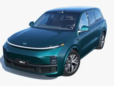 2024 Li Auto Li L9 with interior 3D model