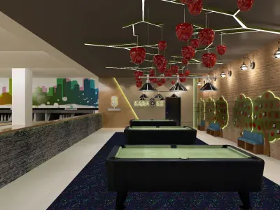 Bowling Alley 3D model